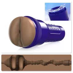 Fleshlight Boost Blast - realistisk analmasturbator - brun