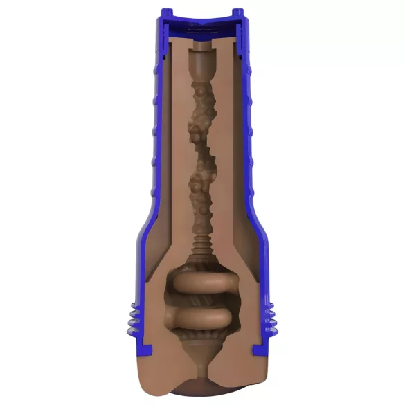 Fleshlight Boost Blast - realistisk analmasturbator - brun