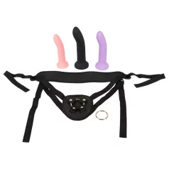 You2Toys - strap-on dildo set - svart