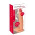 Realistixxx Real Giant - extra stor dildo med pung (naturlig)