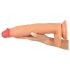Realistixxx Real Giant - extra stor dildo med pung (naturlig)