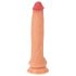 Realistixxx Real Giant - extra stor dildo med pung (naturlig)