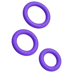 ROMP Remix Trio - penisring set - 3-pack - lila