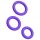 ROMP Remix Trio - Penisringar set 3 st (lila)