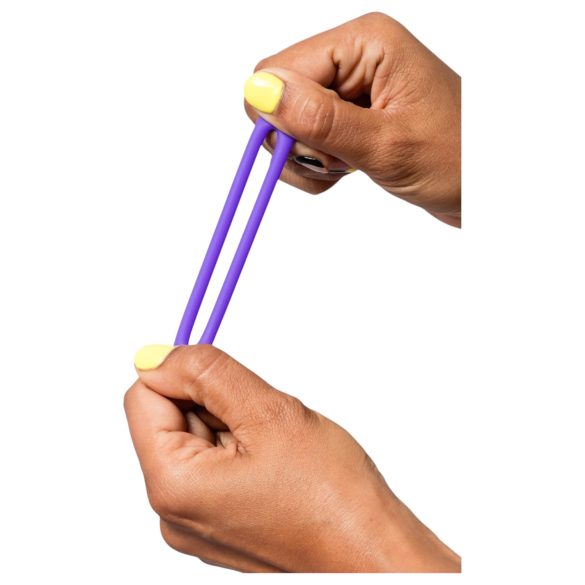 ROMP Remix Trio - penisring set - 3-pack - lila