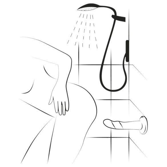 ROMP Piccolo - dildo silikon flexibel - blå lila