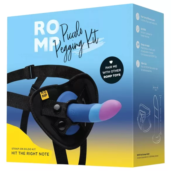 ROMP - pegging set - svart/blå