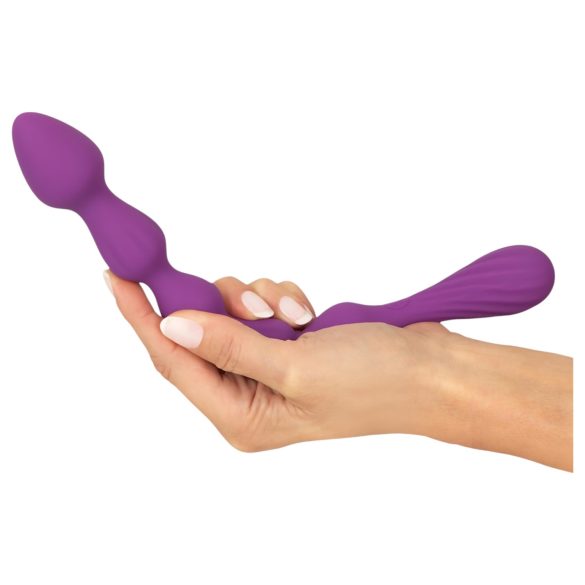 You2Toys - flexibel analdildo med kulor - lila