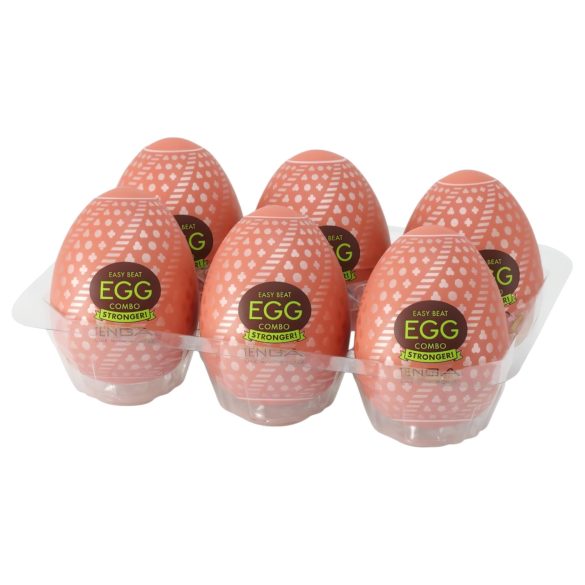 TENGA Egg Combo Strong – Erotisk äggmasturbator (6 st)