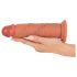 Realistixxx - verklighetstroget, dubbellager dildo (natur)