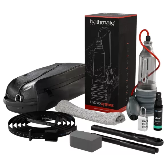 Bathmate HydroXtreme 8 - hydro penispumpset (genomskinlig)