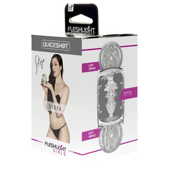Fleshlight Quickshot Stoya - resekompis (transparent)