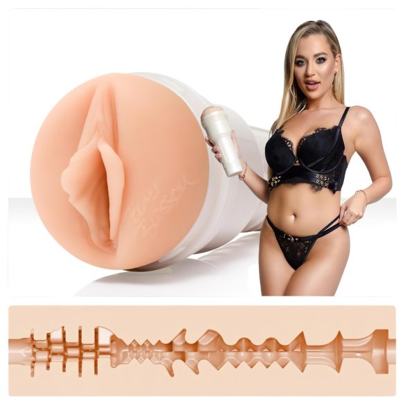 Fleshlight Blake Blossom Bombshell - naturtrogen vagina (hudfärg)