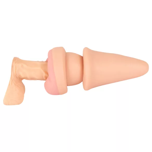 Nature Skin - analplug och penishylsa - naturfärg