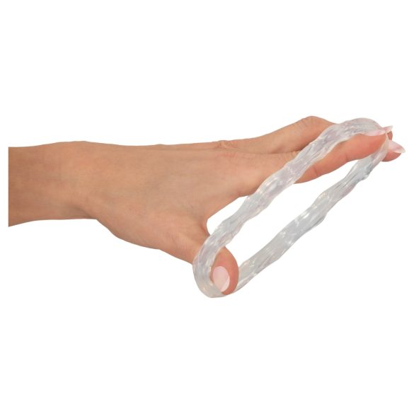 Beau Coeur Parinor - penisring och pungring - transparent silikon