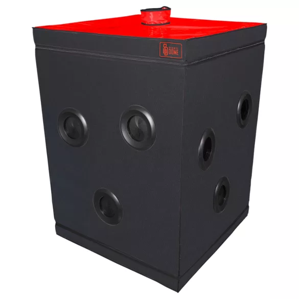 Secretdome - BDSM-sexkabin med öppningar (svart)