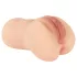Realistixxx Real Stroker - realistisk vagina- och analmasturbator (hudfärgad)