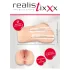 Realistixxx Real Stroker - realistisk vagina- och analmasturbator (hudfärgad)