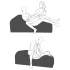 Liberator Aria Flip Chaise - variabel tantramöbel/soffa - 3-delad (svart)