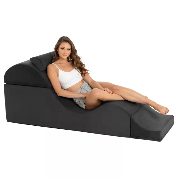 Liberator Aria Flip Chaise - variabel tantramöbel/soffa - 3-delad (svart)
