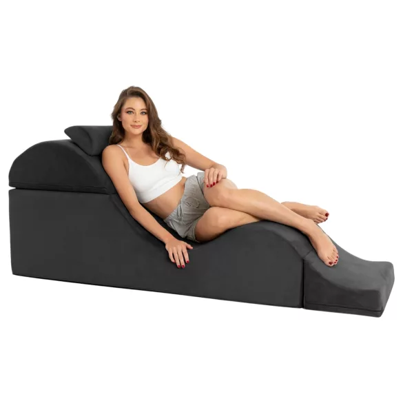 Liberator Aria Flip Chaise - variabel tantramöbel/soffa - 3-delad (svart)
