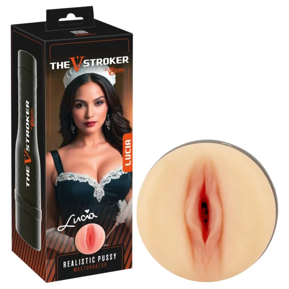 Rebel The V-Stroker Lucia - verklighetstrogen konstgjord vagina-masturbator (hudfärgad)