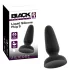 Black Velvets - silikon analplugg med sugkopp (svart) - S