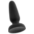 Black Velvets - silikon analplugg med sugkopp (svart) - S