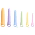You2Toys Six in a Row 2.0 - 6‑delat silikon-dildo- och dilatorset (färgglatt)