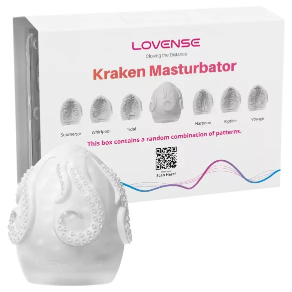 LOVENSE Kraken - onanitägg - 6 st (vit)