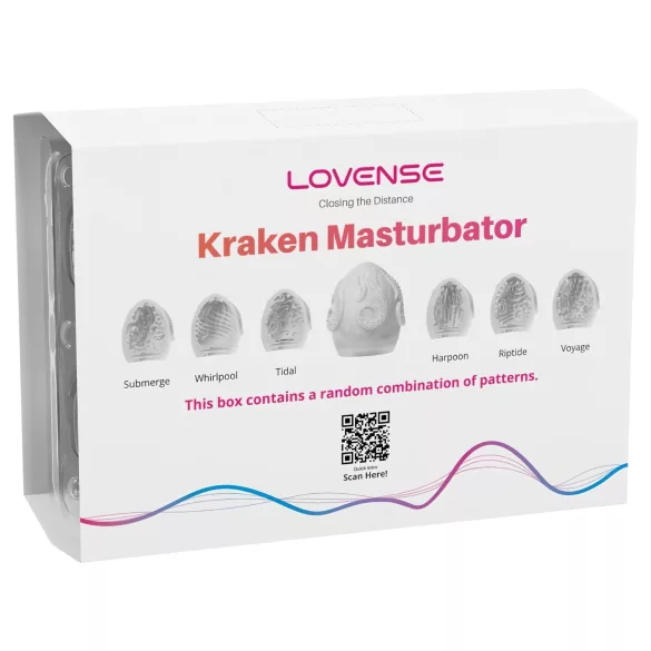 LOVENSE Kraken - onanitägg - 6 st (vit)