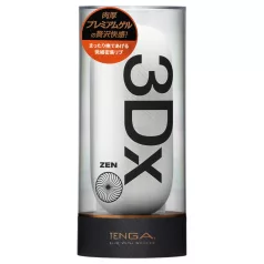 TENGA 3Dx Zen - 3D-mönstrad masturbator (vit)