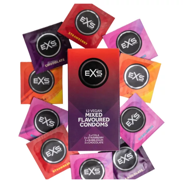 EXS - kondom - mixade smaker - 12 st