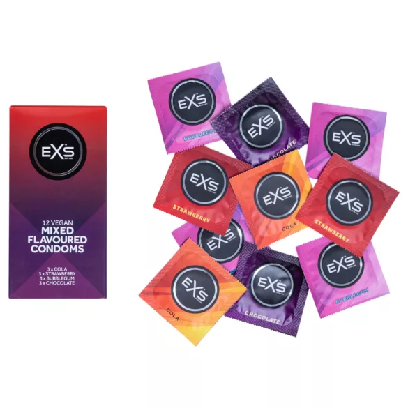 EXS - kondom - mixade smaker - 12 st