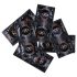 EXS Black - latex kondomer - svart (100 st)