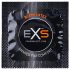 EXS Black - latex kondomer - svart (100 st)