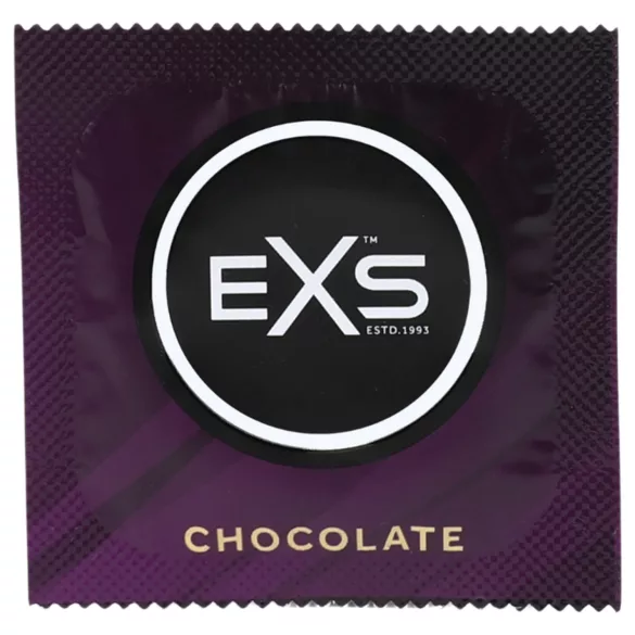 EXS - kondom - chokladsmak - svart - 100 st