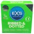 EXS Ribbade, Dubbade och Flare - prickiga kondomer (3 st)
