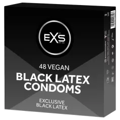 EXS Black - svarta kondomer (48 st)