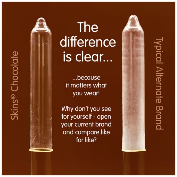 Skins - kondom med chokladsmak - 8 st