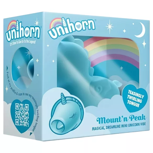 Unihorn Mount'n Peak - klitorisvibrator uppladdningsbar - blå