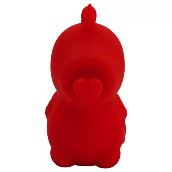 Unihorn Cupid's Beau - klitorisstimulator vibrator - uppladdningsbar silikon röd