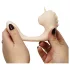 Unihorn C-Horse - G-punkts- och klitorisstimulerande vibrator (korall)