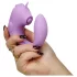Unihorn C-Horse - G‑punkts- och klitorisstimulerande vibrator (lila)