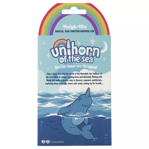 Unihorn Of The Sea - klitorisstimulator med batteri - blå