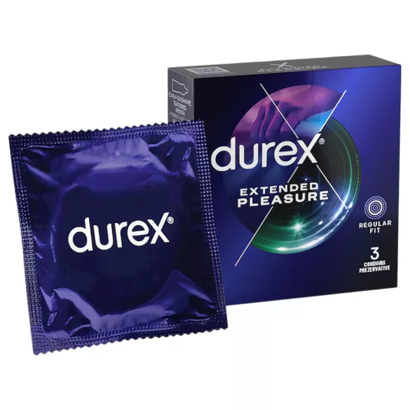 Durex - kondom med fördröjande effekt - 56mm - 3 st