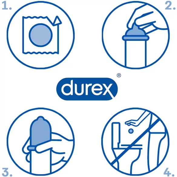 Durex - kondom - extra tunn slim - 10 st