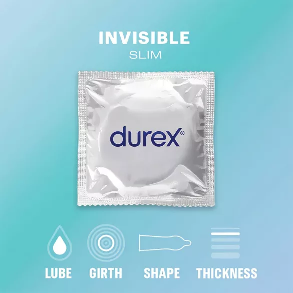 Durex - kondom - extra tunn slim - 10 st