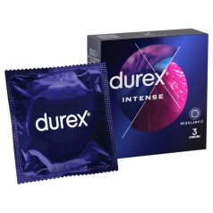 Durex Intense - räfflade och prickade kondomer (3 st)