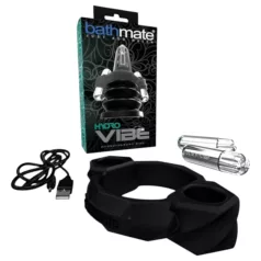 Bathmate Hydro Vibe - vibratorring för hydroterapi - svart